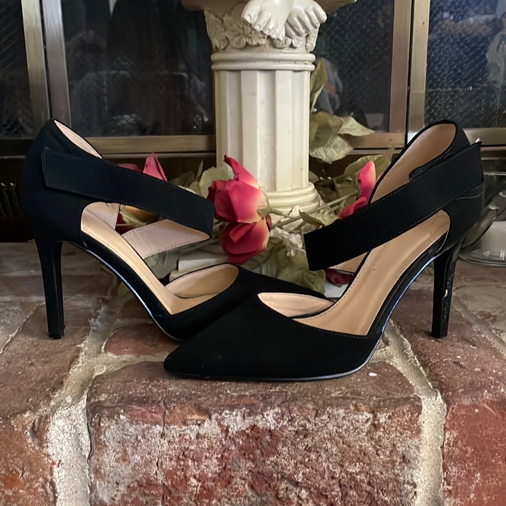 Black Velcro Heels